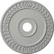 Ekena Millwork Wreath Ceiling Medallion (Fits Canopies up to 6"), Hand-Painted Frost, 21 1/8"OD x 3 5/8"ID x 7/8"P CM21WRFRF - alternate 1